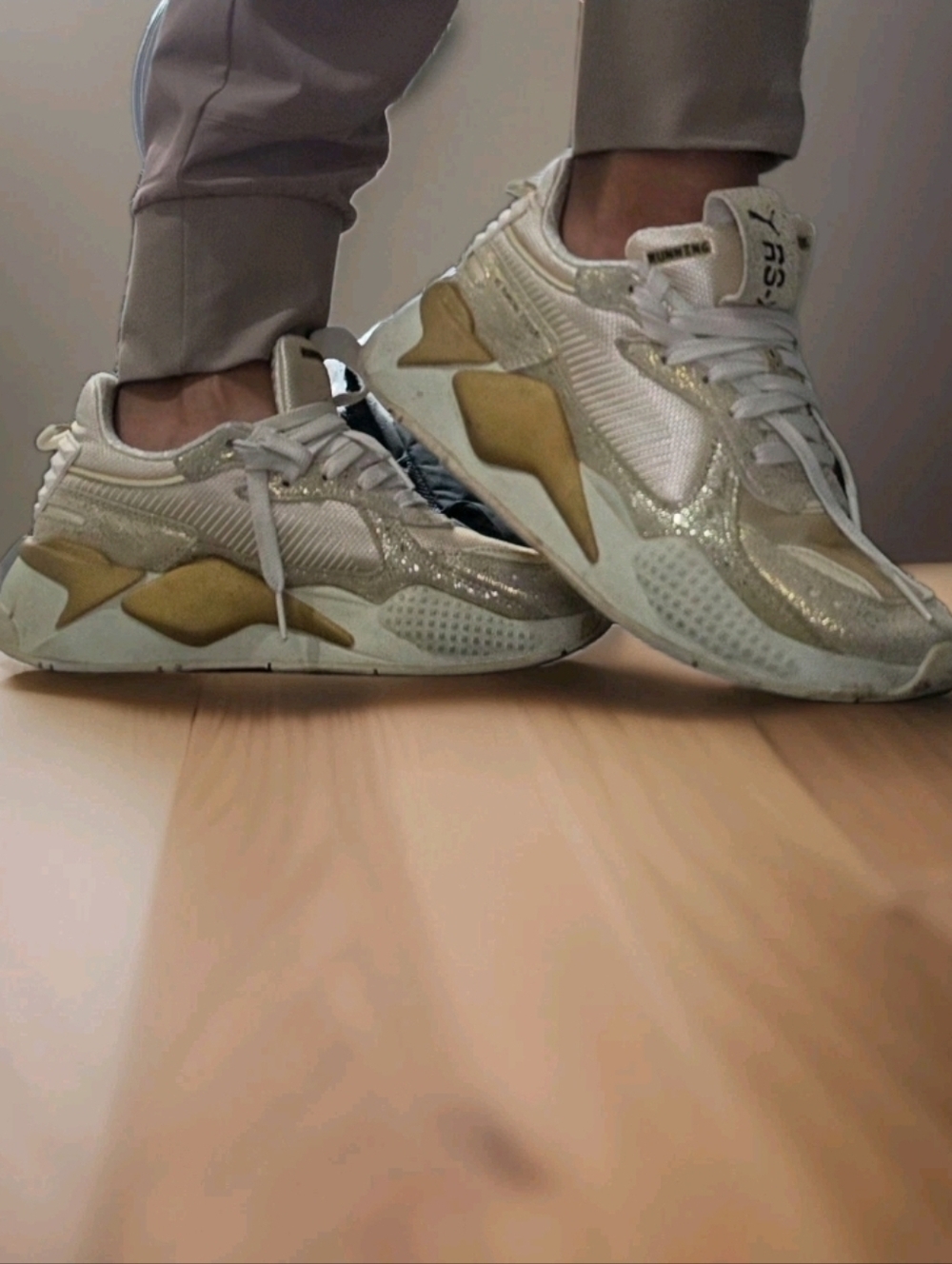 PUMA Women’s RS-X Winter Glimmer Running Sneakers
